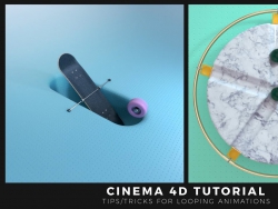 Cinema 4DдѭC4D̳ Tutorial How to Create Looping Animations in Cinema 4D