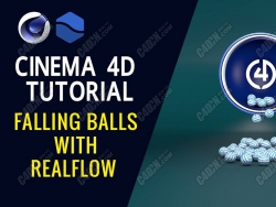 RealFlowСɢ䶯C4D̳ Falling Balls With RealFlow - Cinema 4D Tutorial