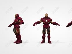 C4Dģ[] Iron Man my models