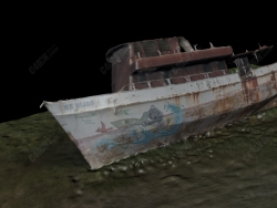 C4DӰ̽⹤̴ֻģ Photogrammetry Abandoned Boat