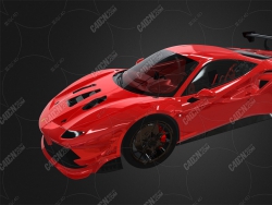 C4D488ܳģͰ Ferrari 488