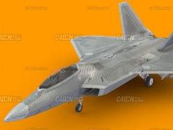 C4D F22սģ F-22 Raptor - Fighter Jet
