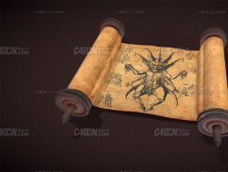 Blenderħģ Demon scroll