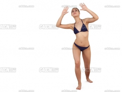C4DģŮģ Volleyball Girl model