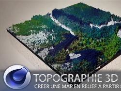 C4D̳ ëߴ̬Ч [FR] Topographie 3D - Crer une Ma...
