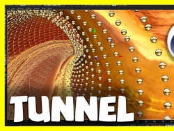 C4DӲӵЧ̳ 3D Tunnel Tutorial  Cinema 4D R18