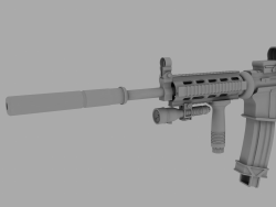 多格式高精度写实M4A1模型