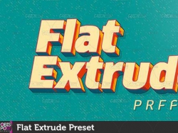AEɫƽּѹάԤ Flat Extrude Preset