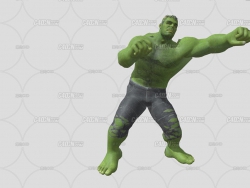 C4D̾˴ȭӢɫģ Hulk rigged with animation