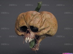 C4DʥϹͷģ Halloween Cursed Pumpkin