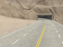C4Dٹ·ɽεòģ Road Through Tunnel