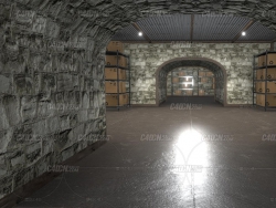 C4Dȼϲֿҵص׽ģ Underground Bunker Warehouse
