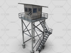 C4D»̽յƽģ Guard Tower