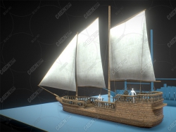 ;ۺŴģ Low-Poly Pirate Ship
