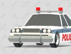 ;۵ģͨģ Police Car Low Poly