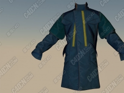 ˮģ raincoat coat low poly