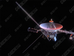Blender旅行者号空间飞船模型 Voyager model