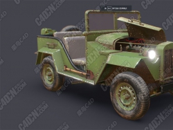 苏联吉普车军车模型 Soviet Jeep