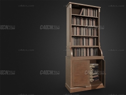 C4Dʽģ Vintage Bookcase