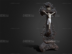 C4Dʽ̼̳ʮּģ Vintage Altar Cross