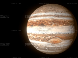 太阳系现实的木星天体模型 Realistic Jupiter