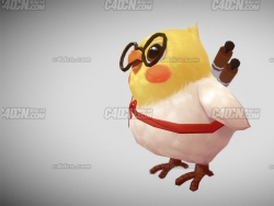 ͨȼСģ Lowpoly bird animation
