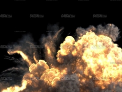 C4D+X-ParticlesӲըЧ ExplosiaFX Cluster Explosion