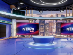 Ź㲥ݲģ news broadcast studio