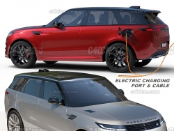路虎运动版大型SUV越野车汽车模型 Range Rover Sport hybrid PHEV 2023 - 3D Mod