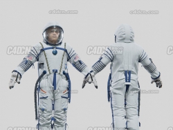 C4DƶKV̫շԱģ Sokol KV Space Suit