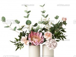Uιܵ仨ƿģ Kink Vase with Flowers