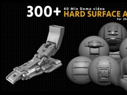 超过300套硬表面机械科幻模型深度凹凸纹理贴图