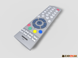 TVңģTV Remote TOSHIBA 3d model