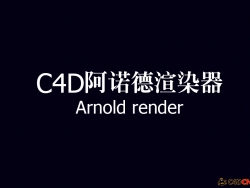 C4DŵȾϼC4D Arnold render